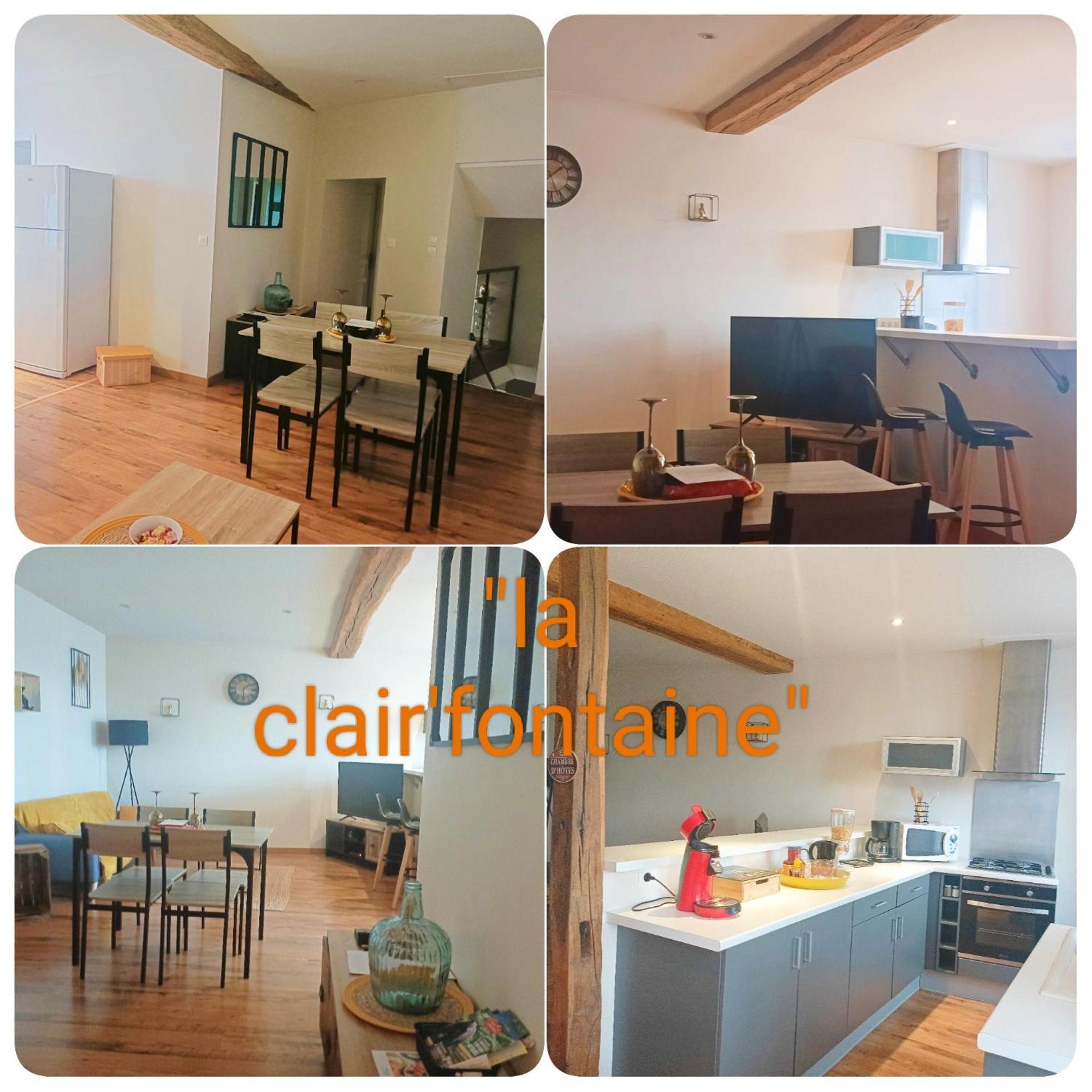 La Clair'Fontaine Appartement Clairvaux Buitenkant foto